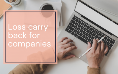 Loss carry back for companies